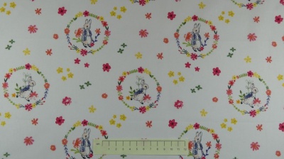 Fabric by the Metre - Peter Rabbit - Floral Wreath